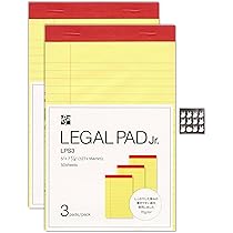 ms様20本専用 Amazon.co.jp: 【計6冊セット】伊東屋 リーガルパッドJr.（A5変型） 横